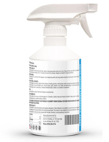 Colton's Naturals Poultry Spray made with essential oils for safe use around birds