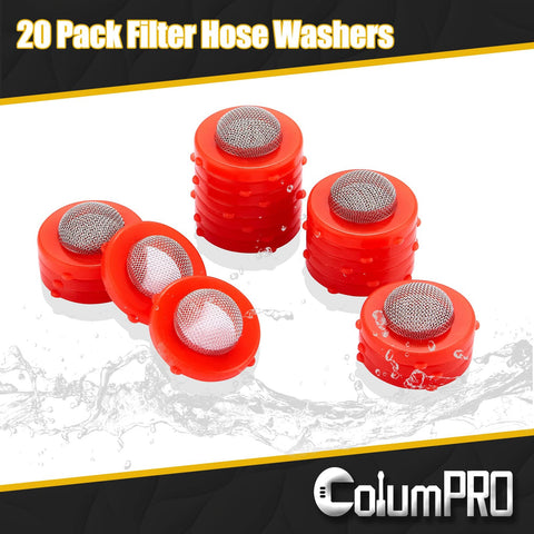 ColumPRO washing machine hose filter suitable for standard connections.