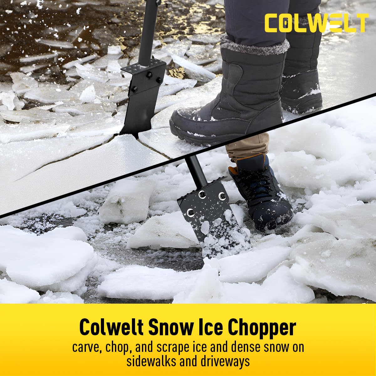 Colwelt all-steel construction for durable winter clearing