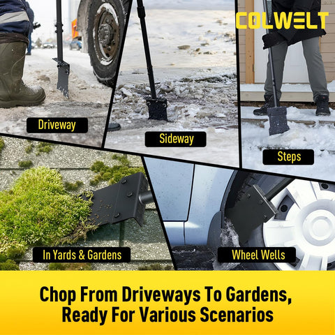 Colwelt anti-rust coating protects shovel in harsh weather