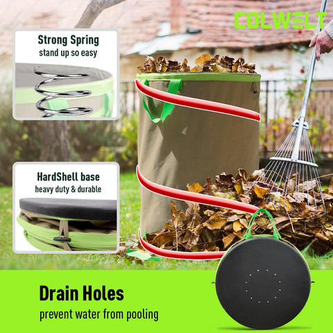 Colwelt complete yard cleanup set includes gloves and leaf scoop.