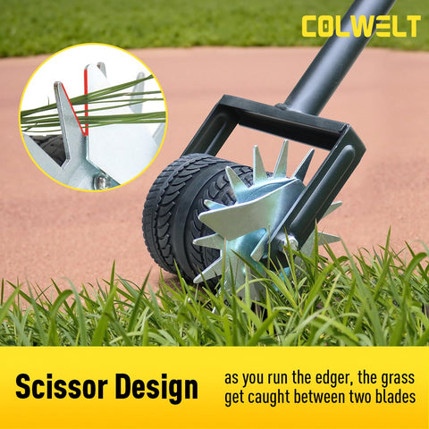 Colwelt ergonomic handle reducing fatigue during edging sessions