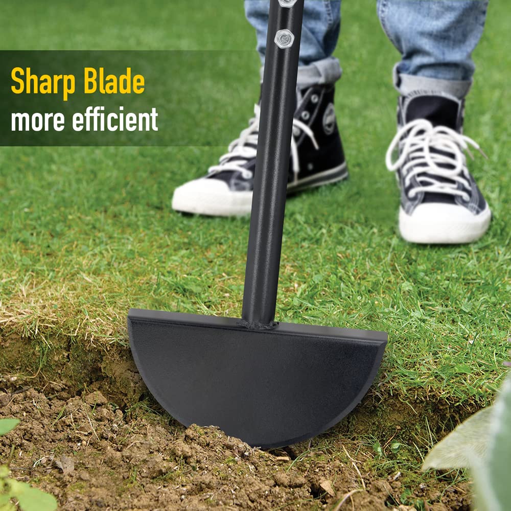 Colwelt Half Moon Edger ergonomic handle enhances comfort and control