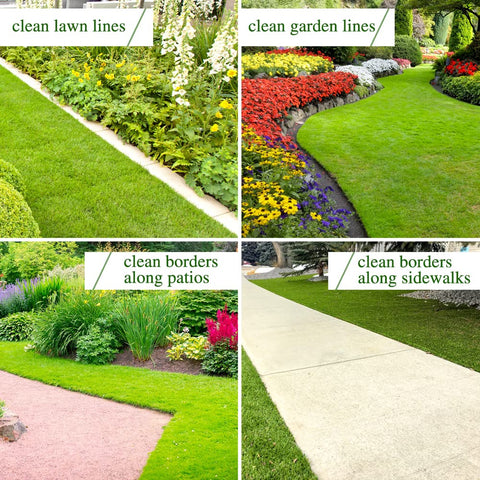 Colwelt Half Moon Edger 38-inch foot platform for maximum leverage
