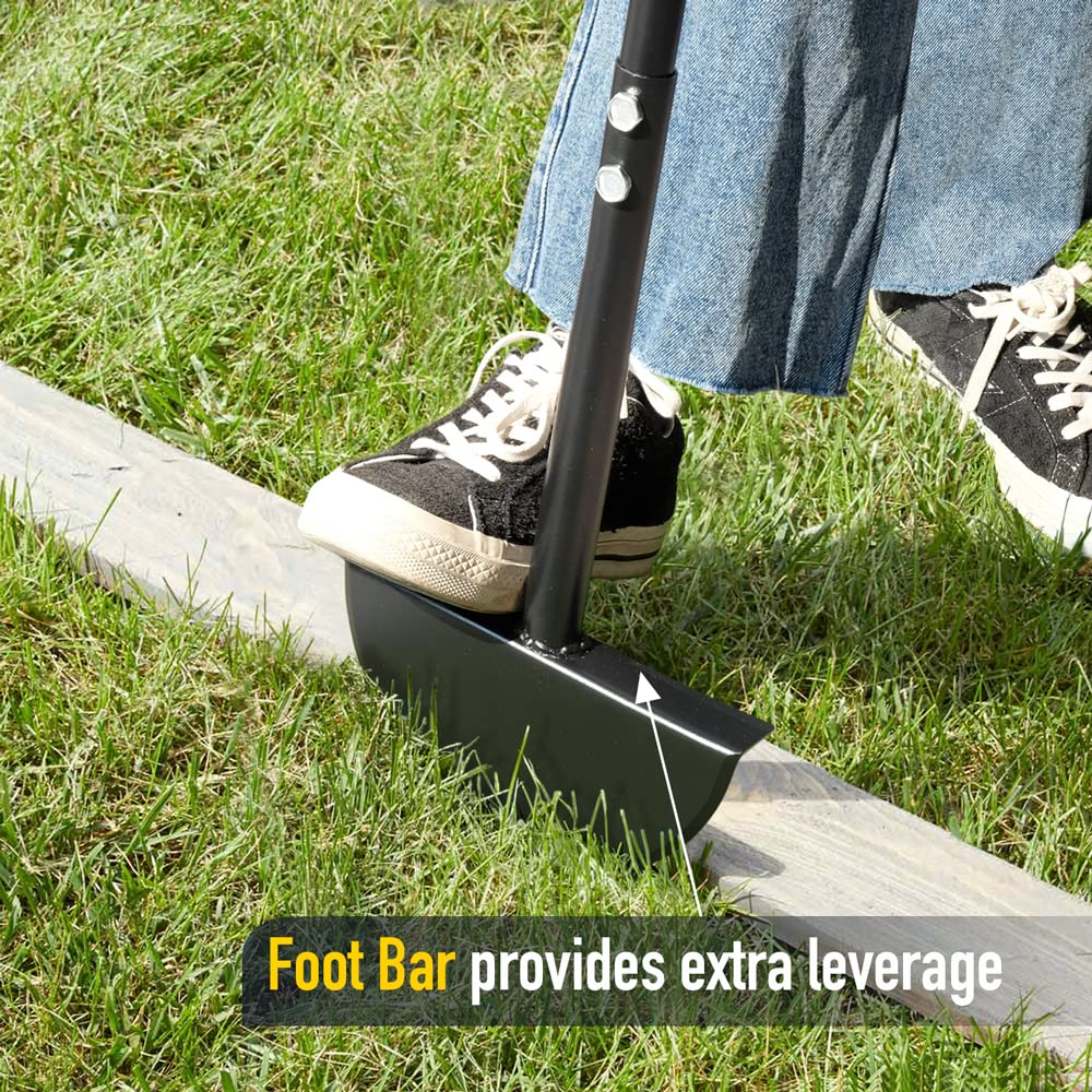 Colwelt Half Moon Edger standing-edge design helps you edge upright