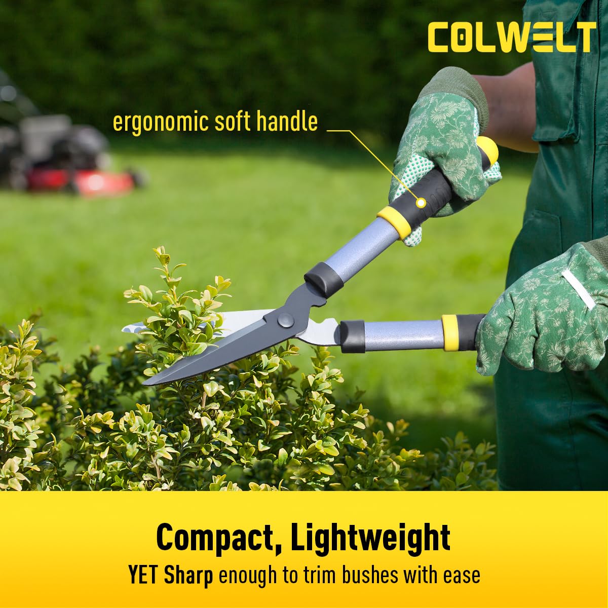 Colwelt pruning shears soft grip close up for comfortable pruning