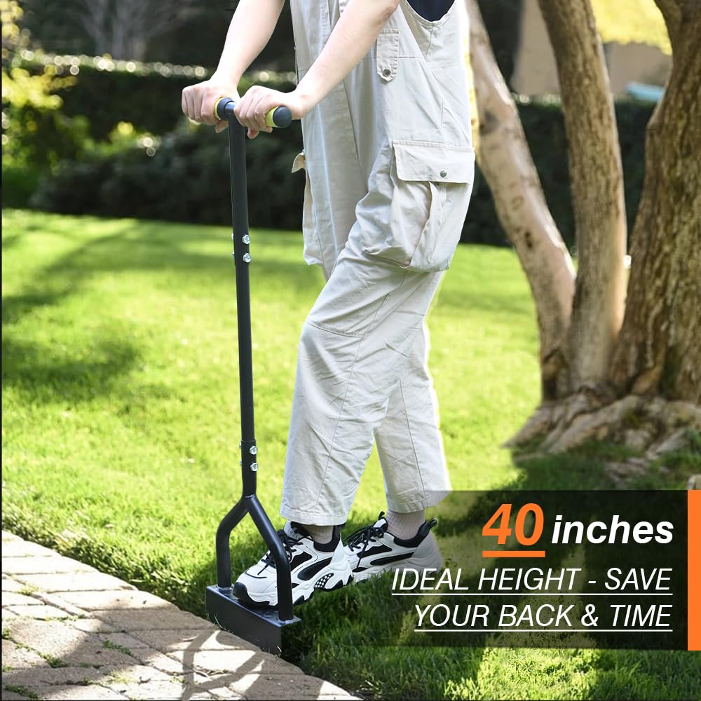 Colwelt solid steel construction ensures durable, long-lasting edging tool.