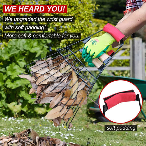 Colwelt steel leaf scoop closeup highlights durable construction and stability.