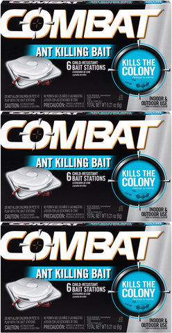 Combat ant killing bait stations ready to use for fast, mess-free indoor control