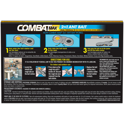 Combat Max 2in1 snap-off tab design enables simple bait replacement.