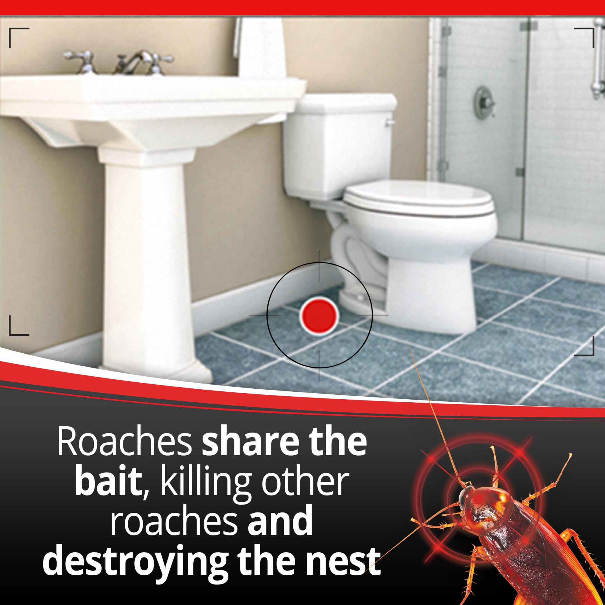 Combat Max child-resistant bait stations support safer home use.