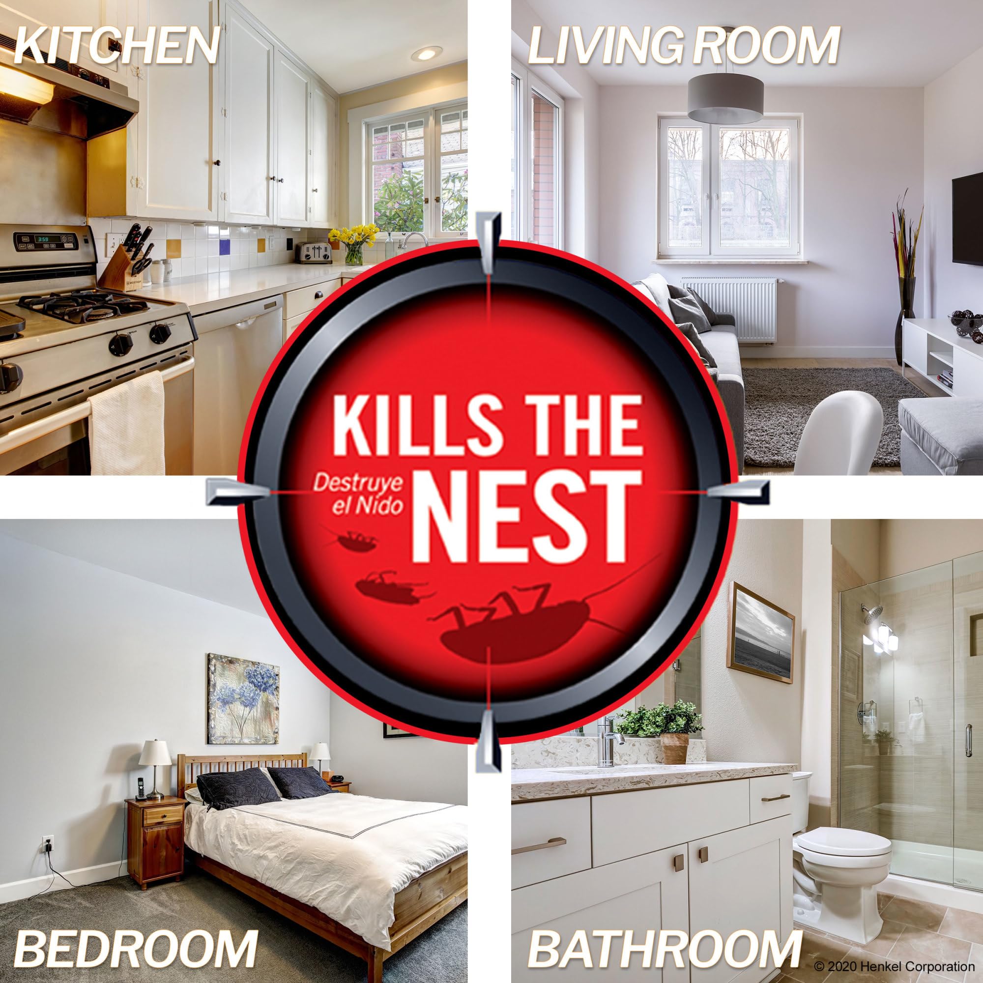 Combat Max defense system shows results within hours in busy living spaces.