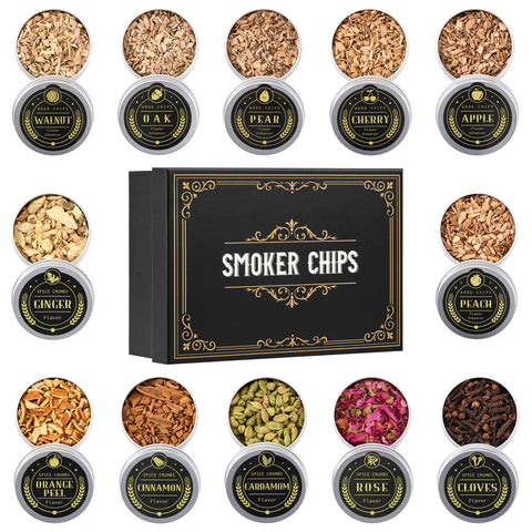 ComboJoy 12-flavor smoker set in a compact tin for easy gifting and storage.