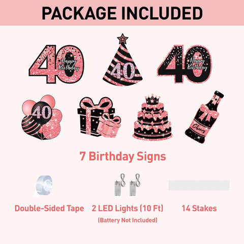 ComboJoy LED lights wrap around signs for inviting outdoor glow.