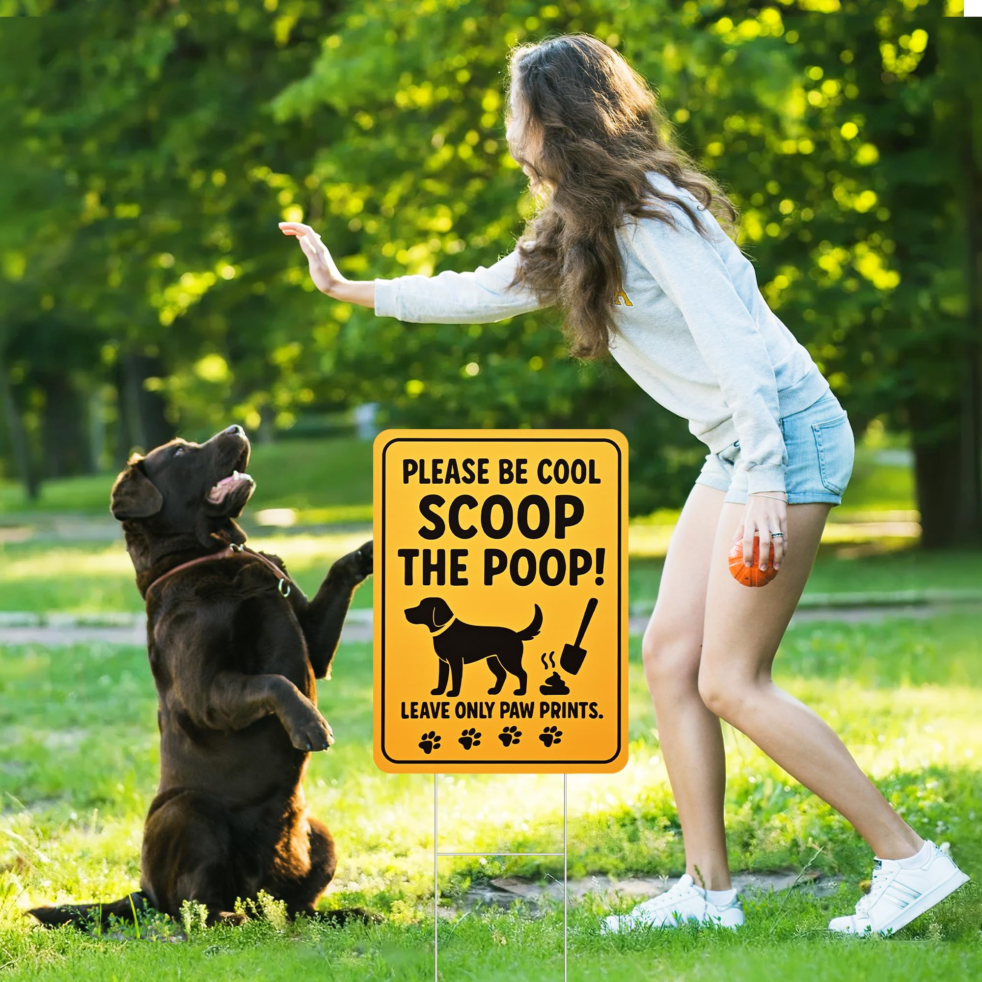 ComboJoy weatherproof outdoor sign offers long-lasting readability and protection.