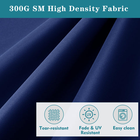 Comcaver memory foam 3-inch cushion provides ergonomic support outdoors.