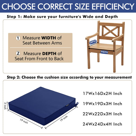 Comcaver 30D foam provides comfortable support for outdoor seating