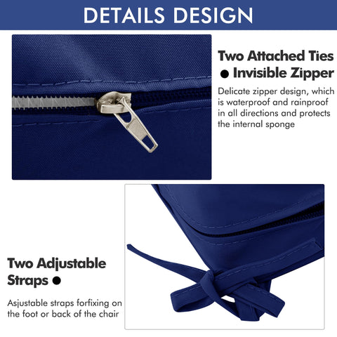 Comcaver cushions feature hidden zipper for easy cover maintenance