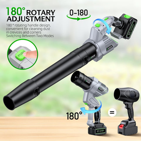 Comchoi leaf blower ergonomic handle reduces fatigue during gardening
