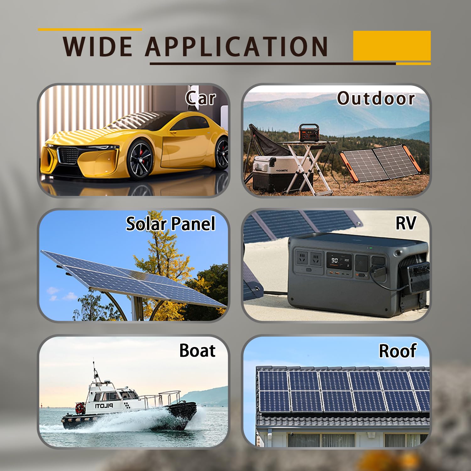 COMeap durable outdoor solar cable built for rain, dust and heat.