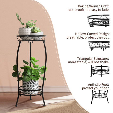 Cometofit corner garden stand fits tight spaces beautifully