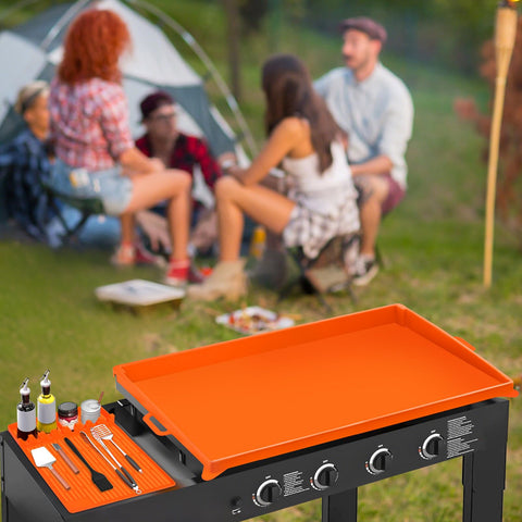 Comfamoli bonus set with spatula mat and grease cup for grilling convenience