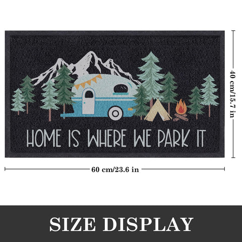 Comfoyar camper rv door mat dirt trapping helps keep interiors clean