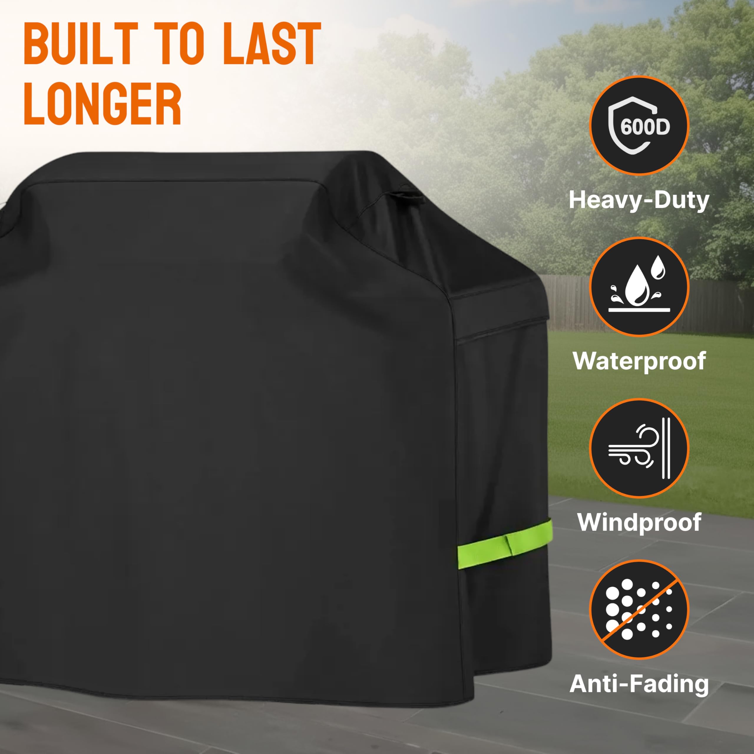 COMFY LIME anti-UV coating helps prevent fading in sun-exposed outdoor spaces.