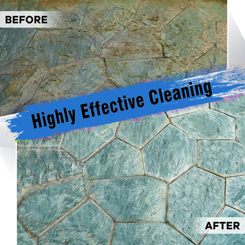 commowner foam cannon attachment in use for foamy surface cleaning