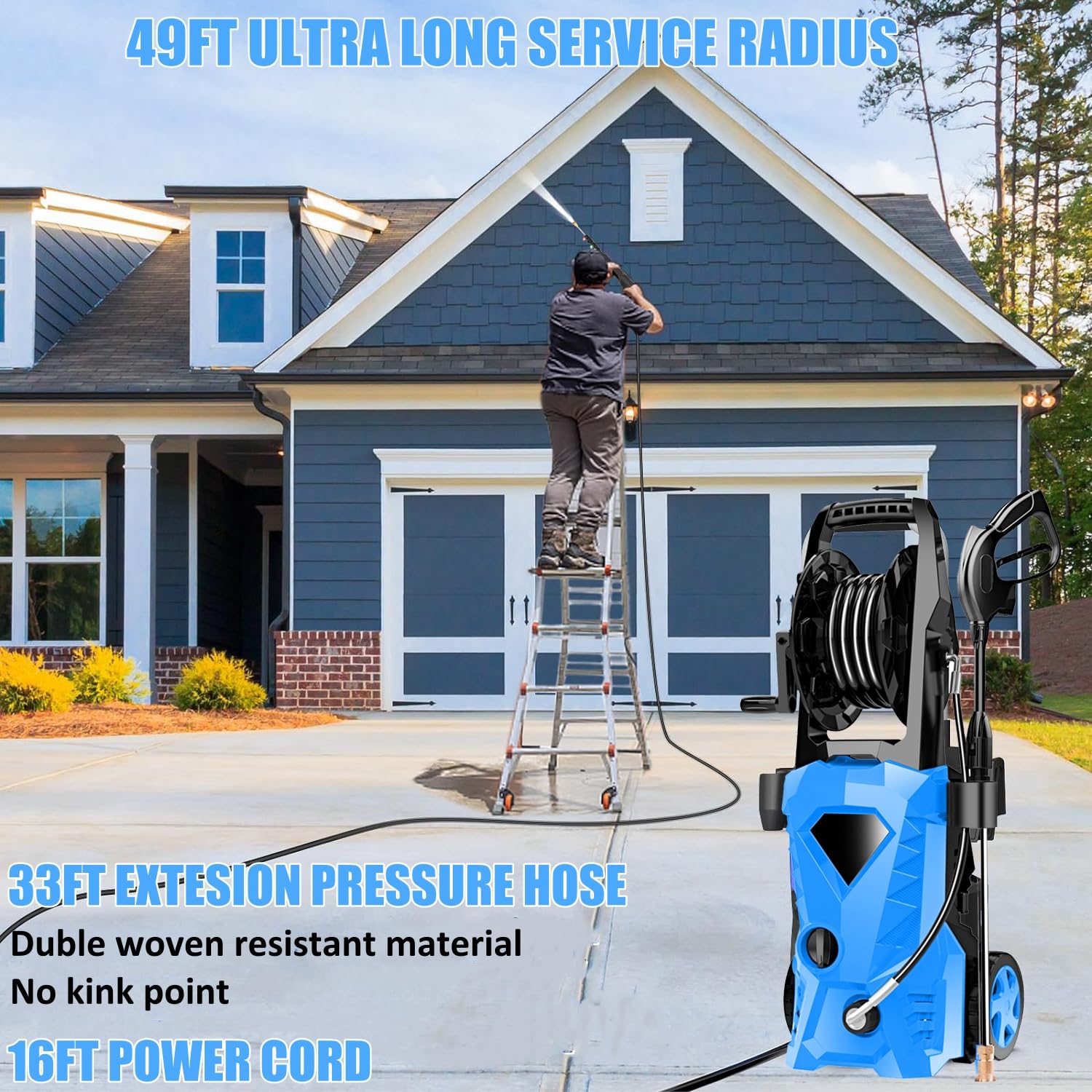 commowner quick-connect nozzles kit for precise spraying on various surfaces