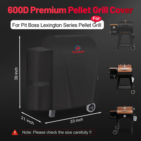 Comnova heavy-duty waterproof 600D cover protects against rain and snow.