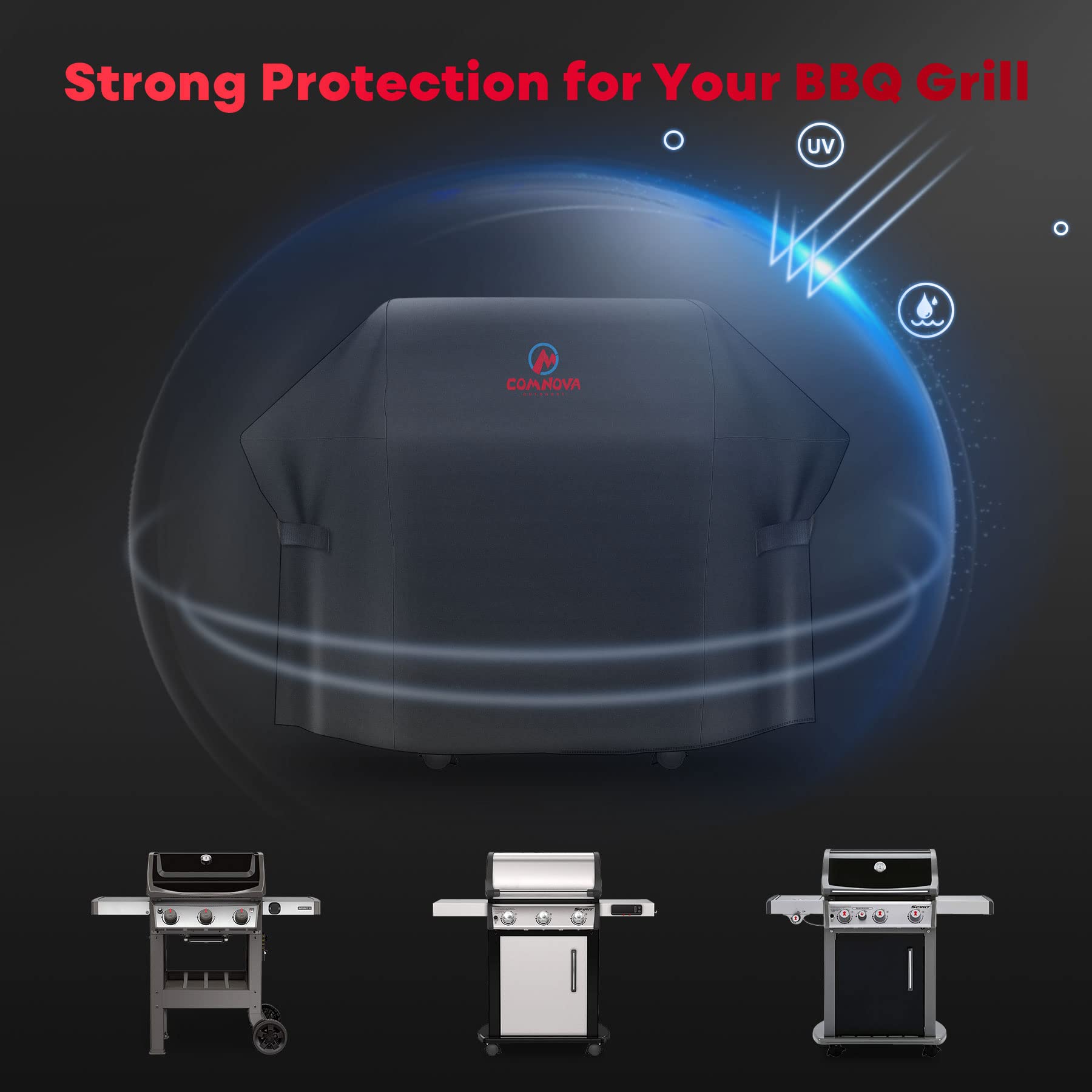 M COMNOVA OUTDOORS quick-clean surface makes wiping dirt after cooking easy