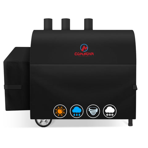 Comnova Outdoors grill cover 65l-29w-48h provides full coverage for Char Griller grills.