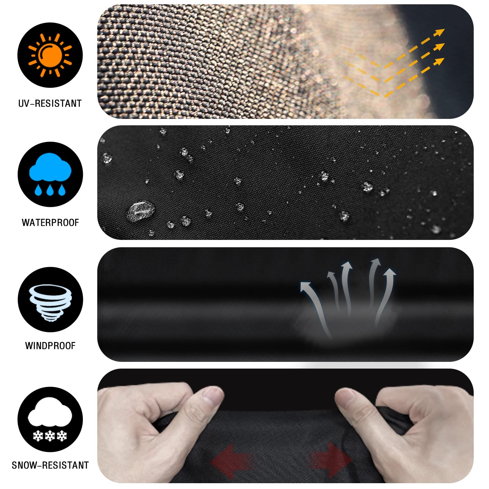 Comnova Outdoors UV-tested durability resists fading
