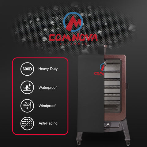 Comnova vertical smoker cover for Pro 4-Series helps shield from elements