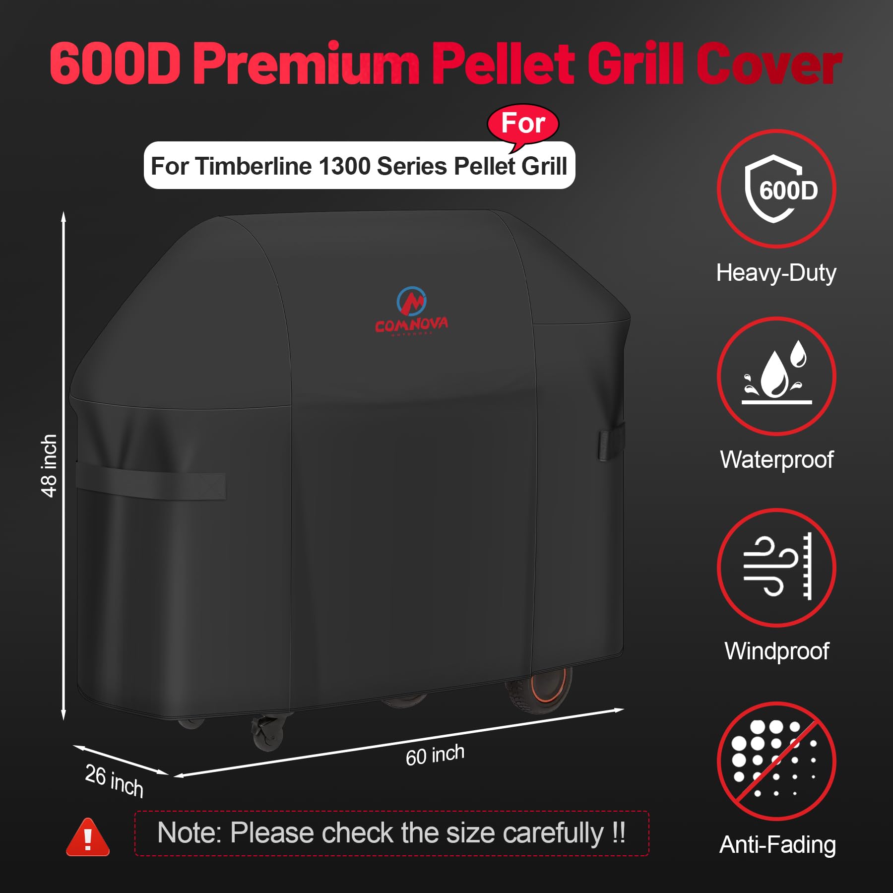Comnova 600D waterproof fabric close-up highlighting breathable outdoor protection