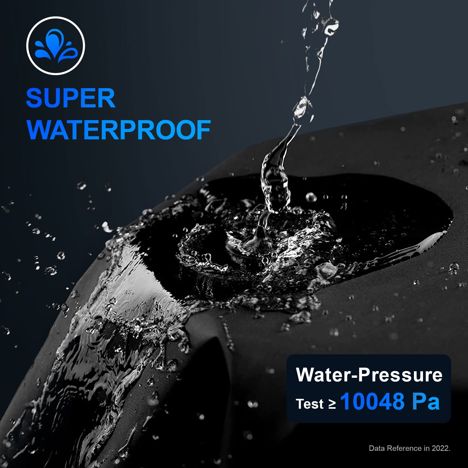 UV-tested durability helps prevent fading and tearing on the cover.