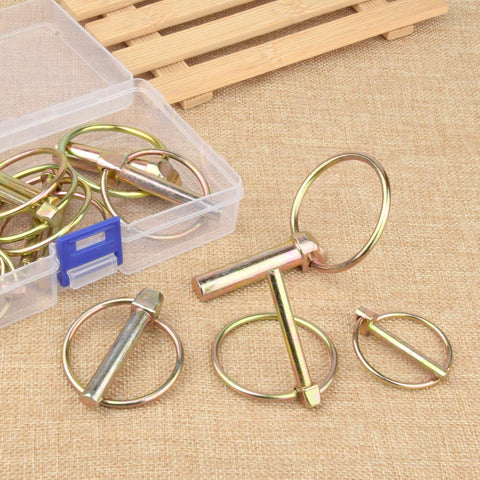 Comonc Heavy-Duty Lynch Pin withstands heavy equipment vibration and loads.