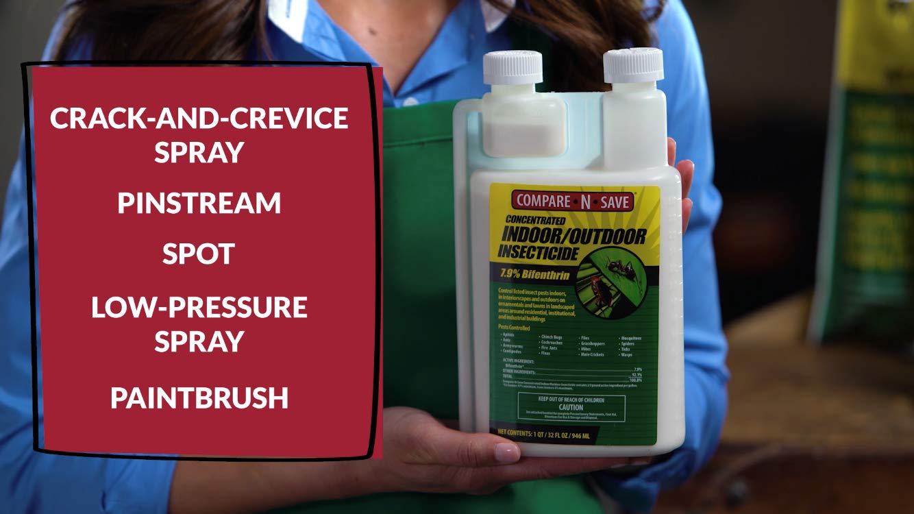 Compare-N-Save concentrate on ornamentals and shrubs for pest protection