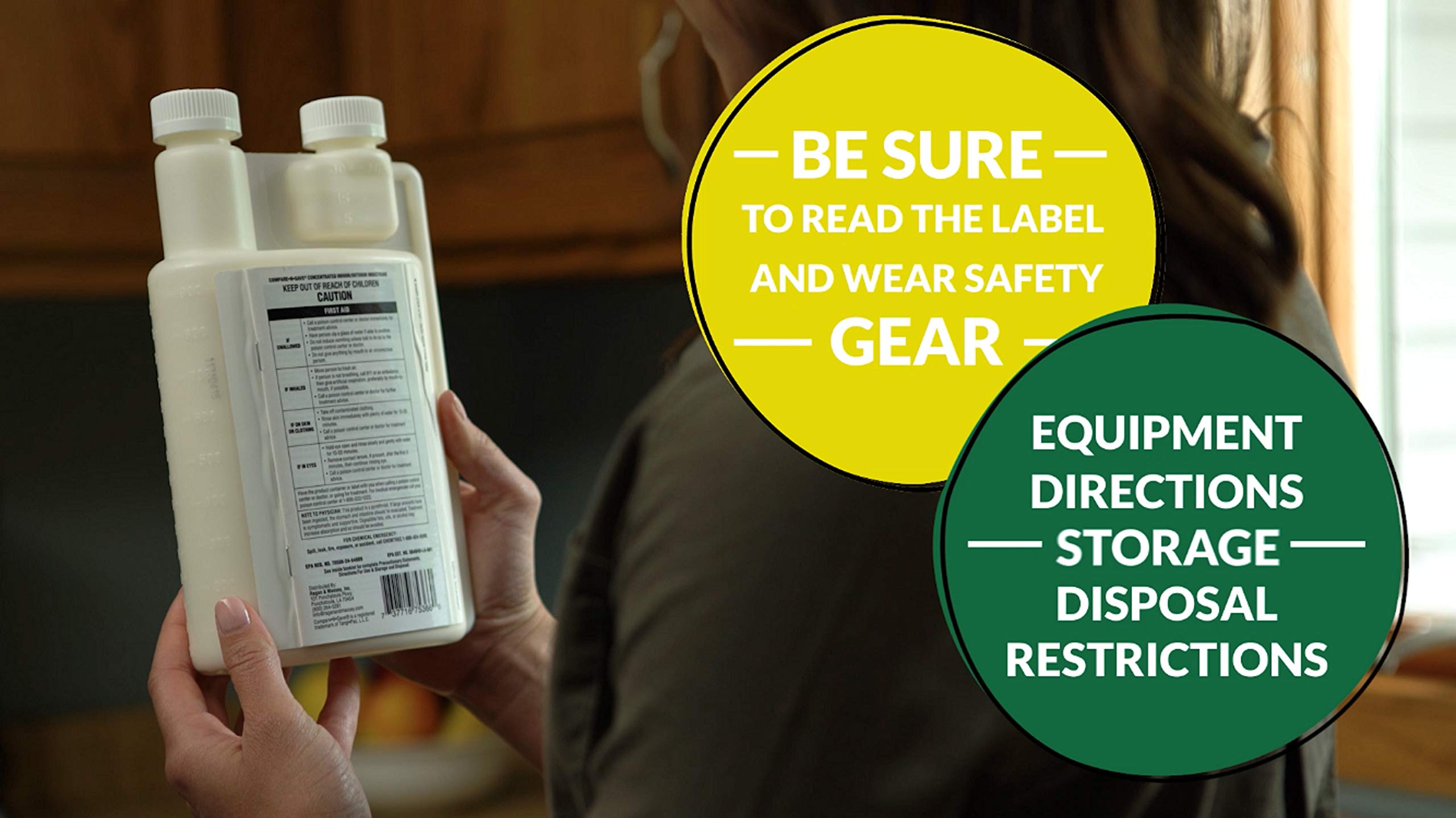Compare-N-Save bifenthrin concentrate ready-to-use spray shown for pest control