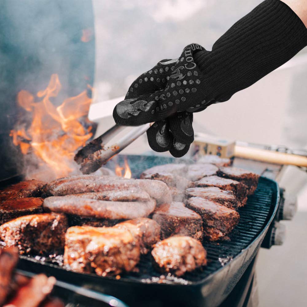 Machine washable design simplifies cleaning after grilling and baking.
