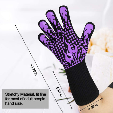 Comsmart BBQ gloves cuff loop for easy drying and storage