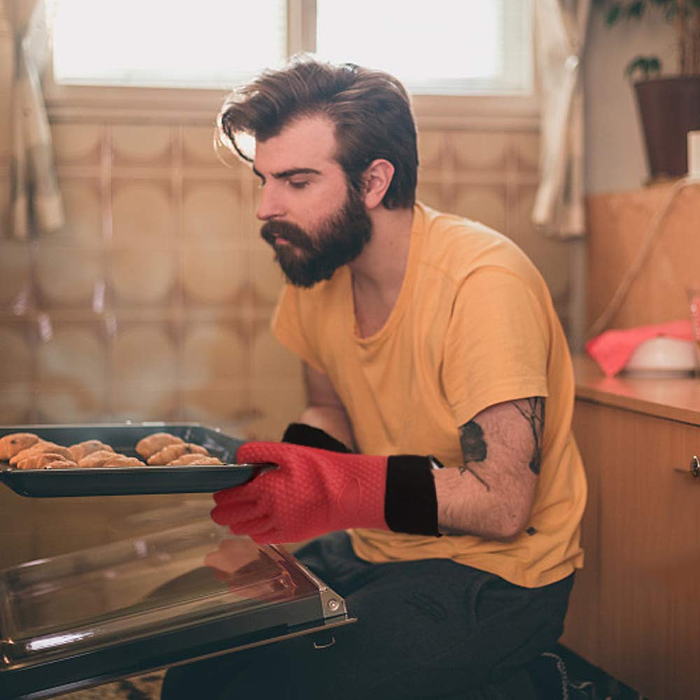Comsmart gloves offer heat resistance up to 446°F for searing and broiling tasks.