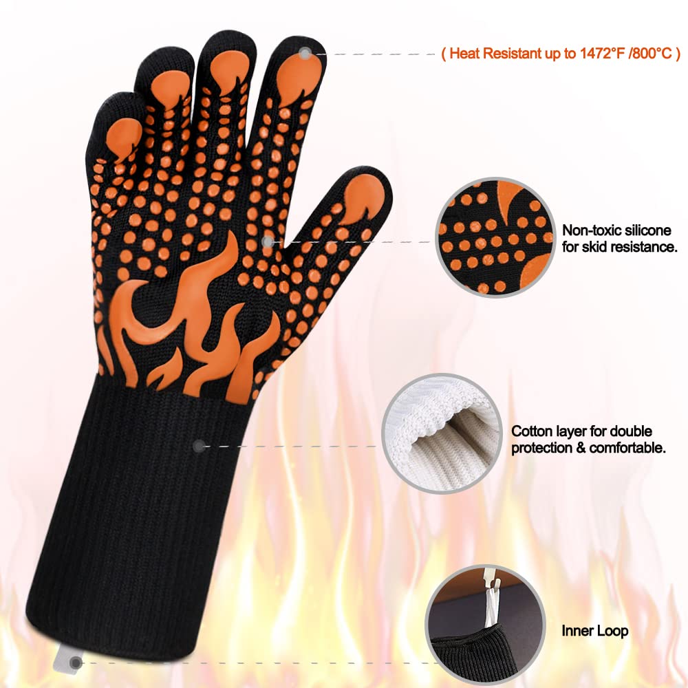 Comsmart BBQ Gloves are machine-washable for easy post-cook cleanup.