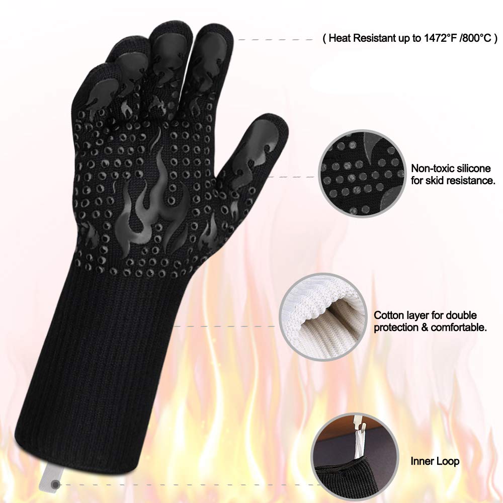 Soft polyester-cotton lining delivers comfortable wear during long cooks.