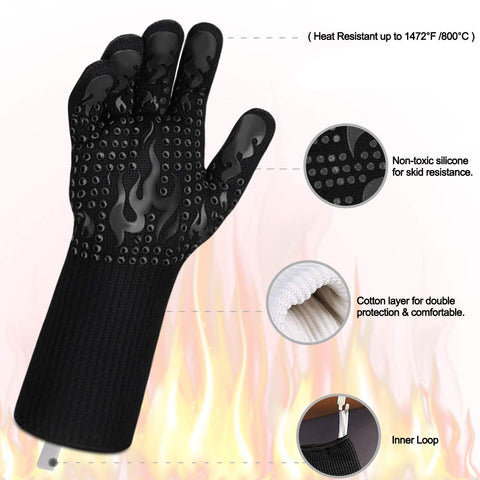 Soft polyester-cotton lining delivers comfortable wear during long cooks.