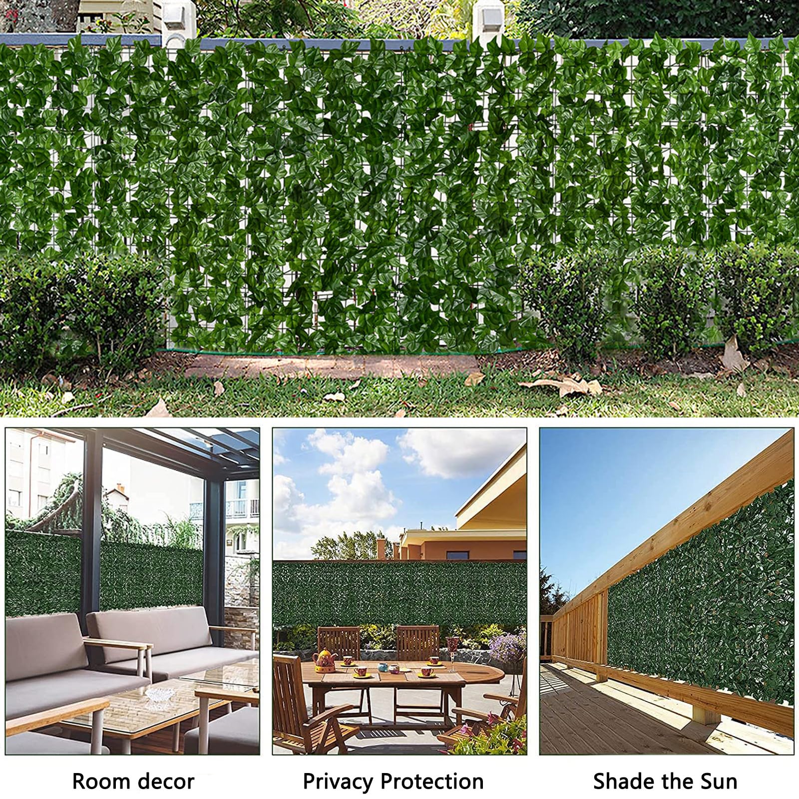 Comtelek greenery wall panel provides durable, fade-resistant outdoor greenery