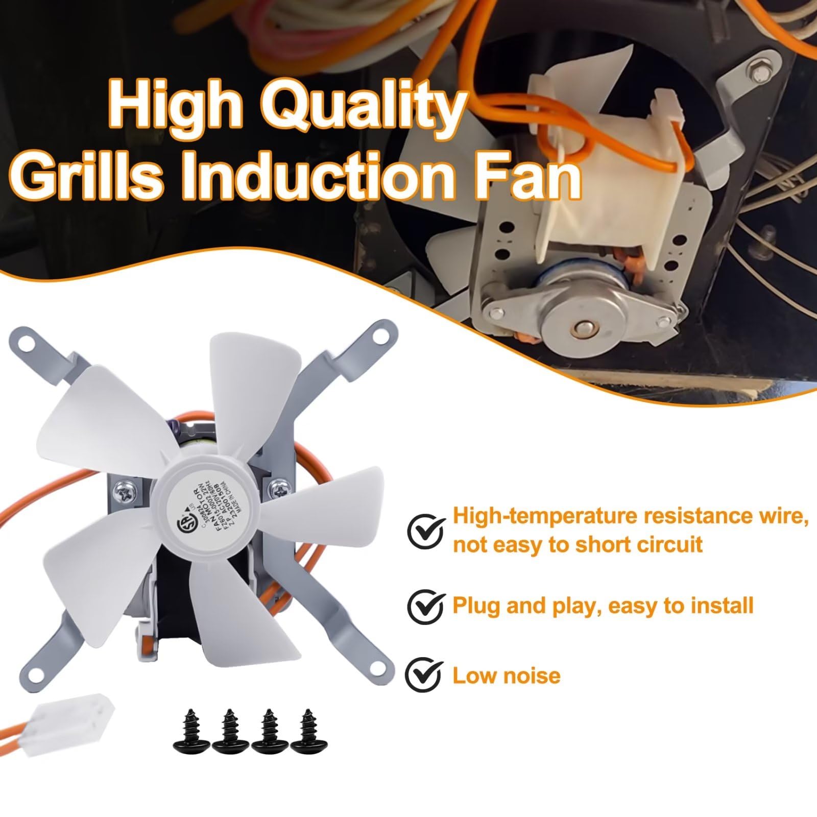 COMVIEE AC120V 60Hz induction fan motor for reliable grill performance