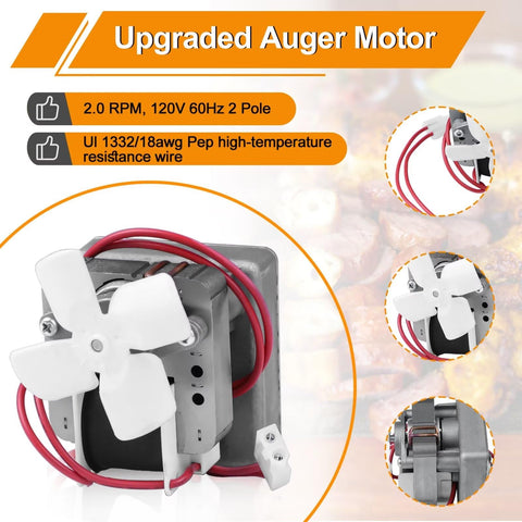 COMVIEE auger motor plug-and-play connection enables quick installs