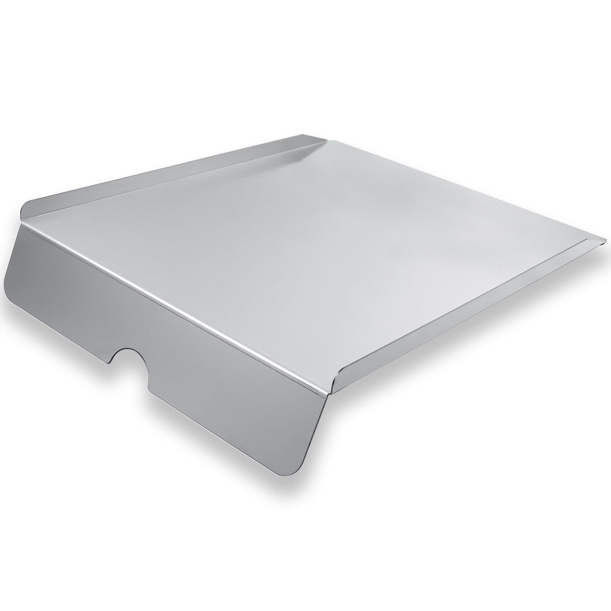 COMVIEE BAC012 drip tray heat baffle installed under Traeger Pro 22 grate for indirect heat